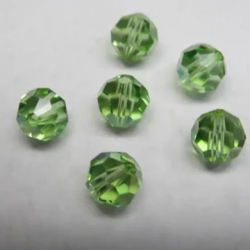 Kryształki Swarovski zielony kulka 8mm (sztuka)
