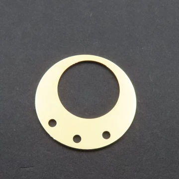 Srebro Ag złocone - element ozdobny 15,7mm
