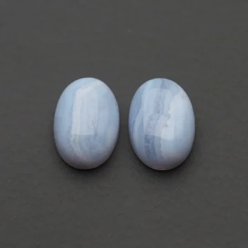 Chalcedon 14x10 mm owal (para)