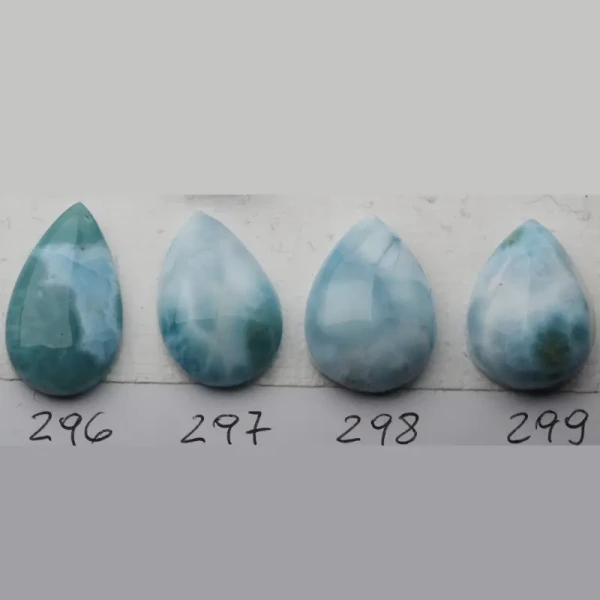 Larimar 22-26x14-17 mm łza (różne kamienie do wyboru)