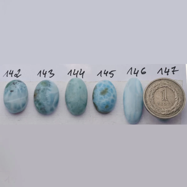 Larimar 18-26 x10-13 mm owal (różne kamienie do wyboru)