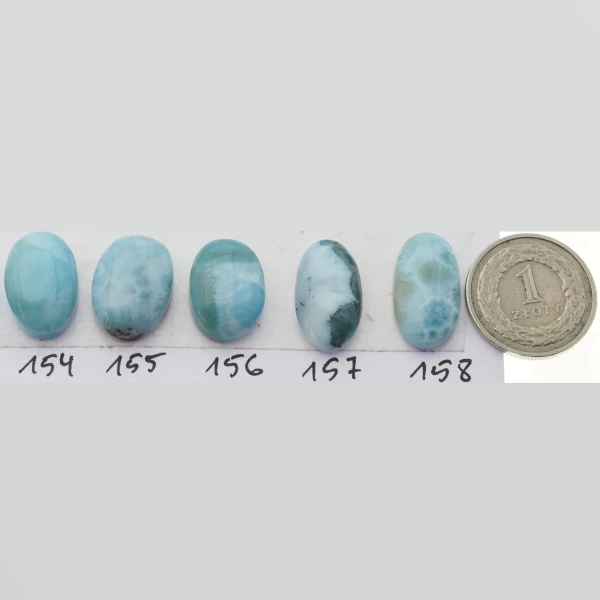 Larimar 18-26 x10-13 mm owal (różne kamienie do wyboru)