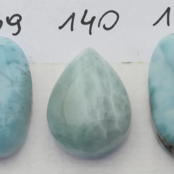 Larimar 20-22x15-16 mm łza (różne kamienie do wyboru)