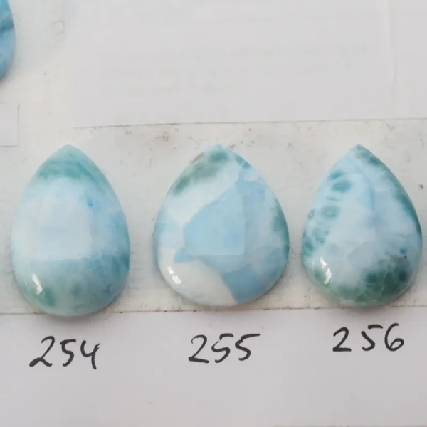 Larimar 22-26x14-17 mm łza (różne kamienie do wyboru)