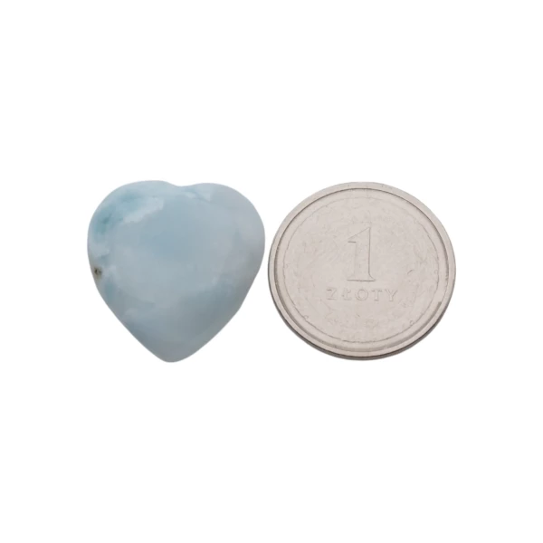 Larimar 23x22x7 mm serce