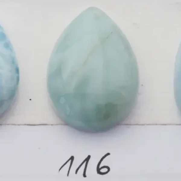 Larimar 24-29x15-19 mm łza (różne kamienie do wyboru)