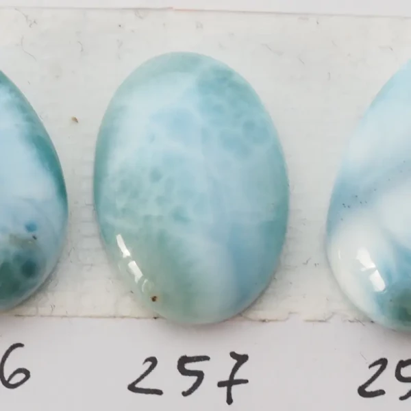 Larimar 25-28x12-15 mm owal (różne kamienie do wyboru)