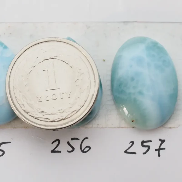 Larimar 25-28x12-15 mm owal (różne kamienie do wyboru)