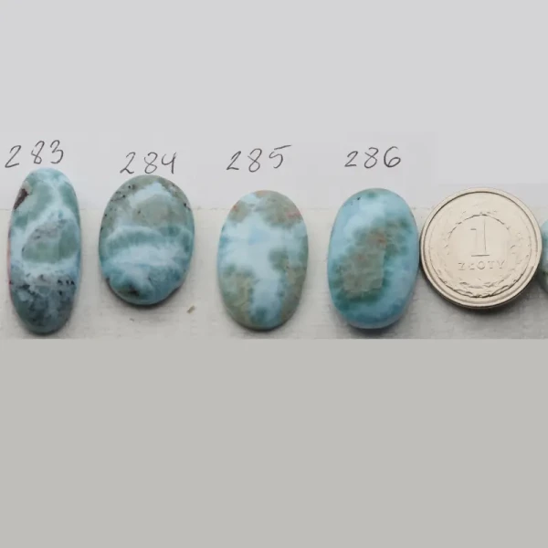 Larimar 25-31x14-17 mm owal (różne kamienie do wyboru)