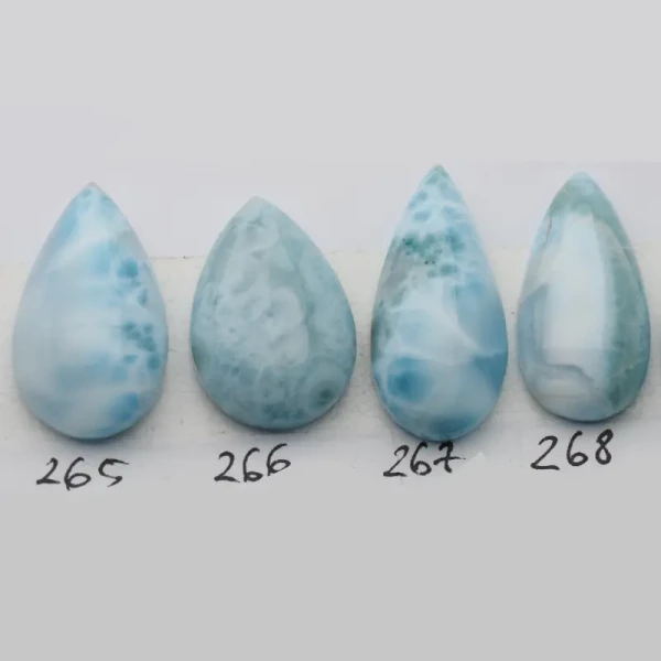 Larimar 26-33x15-18 mm łza (różne kamienie do wyboru)