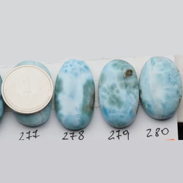 Larimar 29-33x18-20 mm owal (różne kamienie do wyboru)